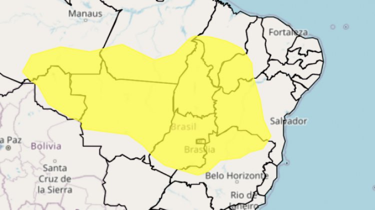 Bahia tem alerta amarelo de chuvas intensas para 135 cidades