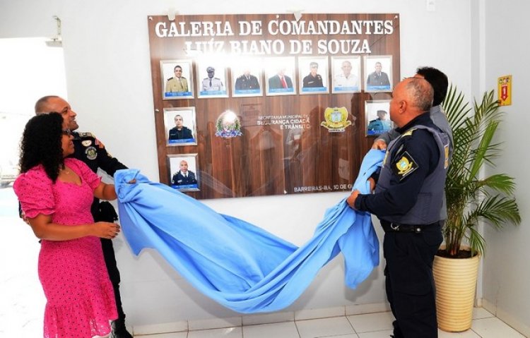 Inaugurada galeria que homenageia ex-comandantes da Guarda Civil Municipal de Barreiras