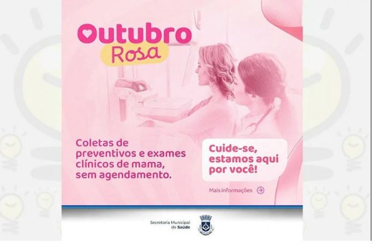 LEM: Secretaria de Saúde promove atendimentos com coleta de preventivo e exame das mamas no dia 26