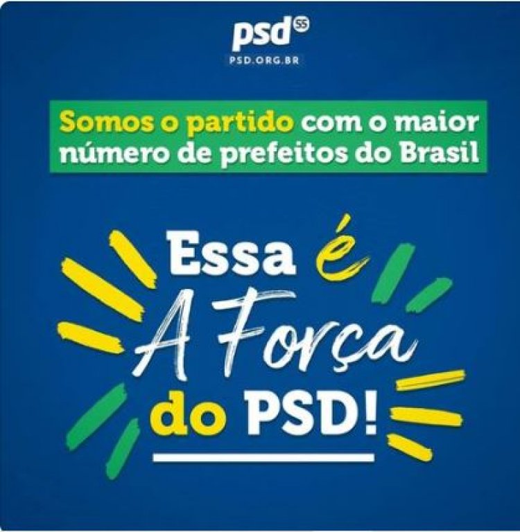 2º Turno: PSD repete sucesso do 1º turno e é o partido que mais elegeu prefeitos no 2º no país ; MDB vem a seguir