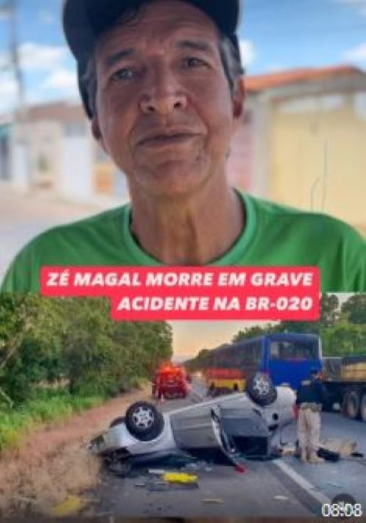 Barra perde Zé Magal em acidente de carro