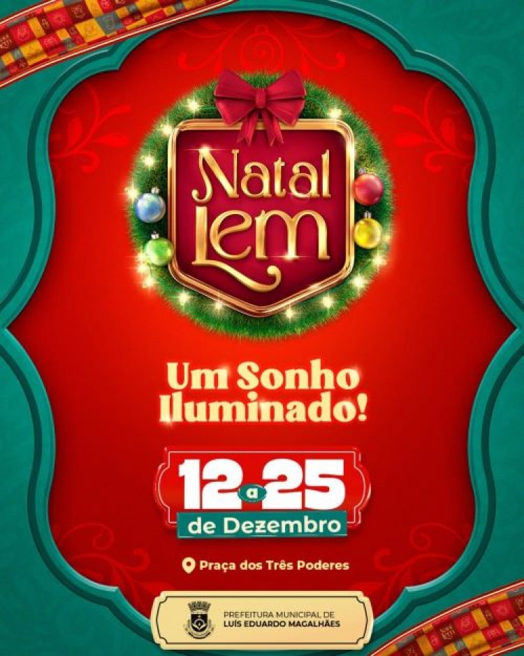 Natal LEM começa nesta quinta-feira na Praça dos Três Poderes