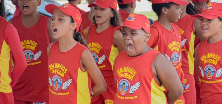 Bahia: Corpo de Bombeiros iniciou Edição 2025 do Projeto "Anjinhos da Praia"