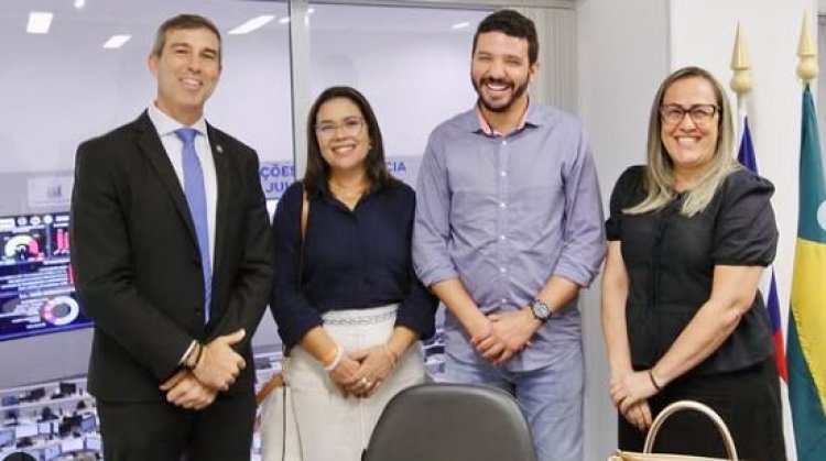 Angical: Prefeita Quinha tem reunião em Salvador, em busca de estrutura para melhorar a segurança no município